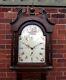 J Bancroft Scarborough Georgian antique oak 30 hour longcase grandfather clock