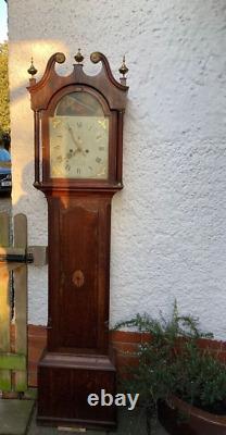Jackson of Boston Lincolnshire Grandfather Clock circa 1850