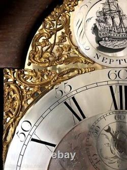 John Hill Wisbech Longcase Clock Circa 1750