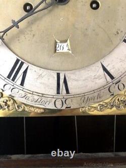 John Storr York Brass Dial Longcase Clock 1750