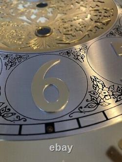 Krauss Grandfather Clock Moon Phase Dial For Hermle Chain Chime Movement
