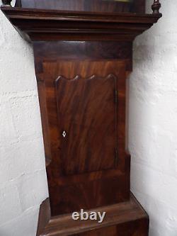 Large Victorian Mahogany Cased Grandfather Clock For Restoration (Ref 219)