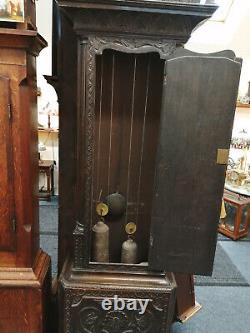Long case grandfather clock by Sam Burton of the Lake District