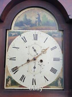 Longcase Clock. Antique Oak