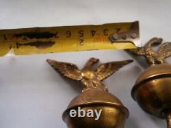 Longcase Grandfather Clock Brass Finials X3 C1830