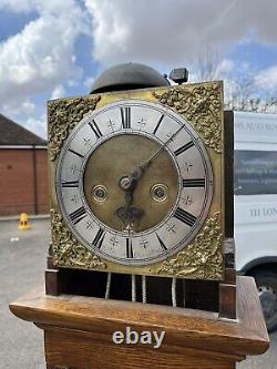 Longcase clock signed dial, Mansell Bennett of Charing Cross, London