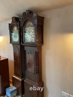 Longcase/grandfather clock, mahogany case very good condition for its age