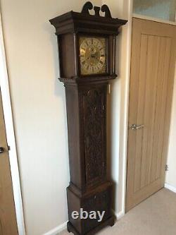 Luke Wise Long Case Grandfather Clock Early 18th Century