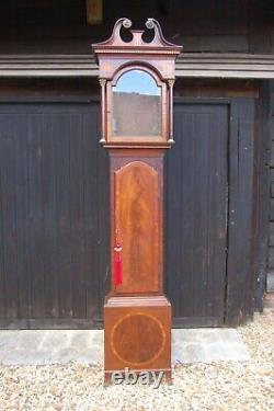 Mahogany longcase clock case