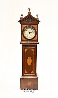 Mini Grandfather Clock Apprentice Piece 1890 Sheraton