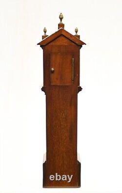 Mini Grandfather Clock Apprentice Piece 1890 Sheraton