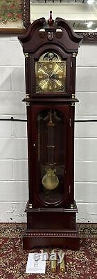 Modern Battery Operated 72 Grandfather Clock Working Chimes Every Hour