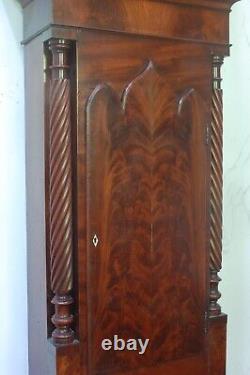 Moon Phase Antique Grandfather Clock 1830 1837