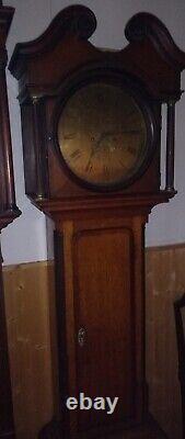 New Year Sale Bargain Good Oak Longcase Clock