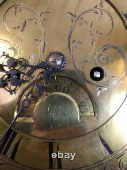 Oak Cased Eight Day Brass Faced Georgian Longcase Clock Addison Thirsk 1780