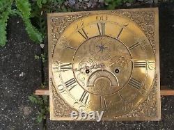 Own Evans, LlanerchymeddLONGCASE GRANDFATHER CLOCK DIAL+movent 12inch