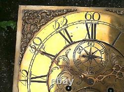 Own Evans, LlanerchymeddLONGCASE GRANDFATHER CLOCK DIAL+movent 12inch