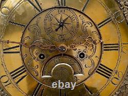 Own Evans, LlanerchymeddLONGCASE GRANDFATHER CLOCK DIAL+movent 12inch