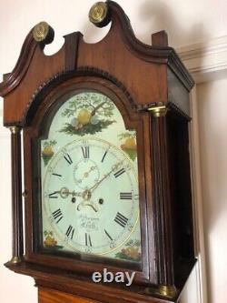 P Pearson Louth Lincolnshire Grandfather Clock Circa 1800