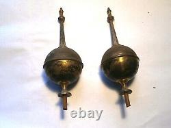 Pair Of Longcase Grandfather Clock Finials