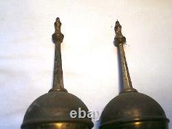 Pair Of Longcase Grandfather Clock Finials