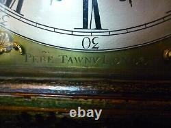 Pere Tawny London small green Chinoiserie Longcase 8 day clock Circa. 1700