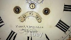 Quality Antique 8 Day Grandfather Clock Movement & Dial