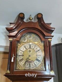 Rare Antique Musical 8 Bells And 5 Bells Longcase Grandfather Clock