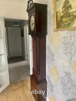 Rare Scottish longcase grandfather clock In Good Working Order