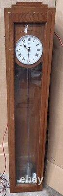 Rare Vintage Chronomatic TR Telephone Rentals Master Clock Electric oak 1930s