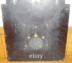 Redone Antique English Grandfather Clock Face John Minshall Ashton Under Lyne