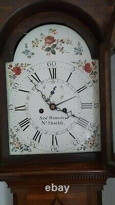 Samuel Robson, Nth Shields c1775, 8 day long case clock