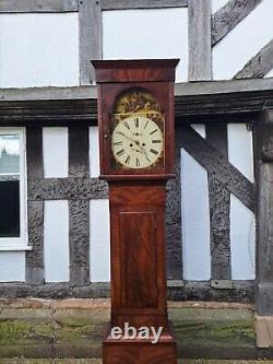Scottish Grandfather/Longcase Clock By'Alex Breckenridge Of Kilmarnock.' 8-Day