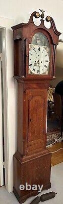 Standingwatch Briggs Wisbech, Mahogany, circa 1820, English Grandfather Clock, Rare
