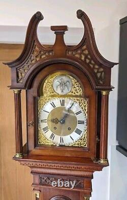 Stunning Antique English Longcase Grandmother Clock