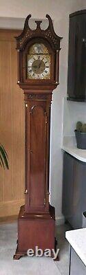 Stunning Antique English Longcase Grandmother Clock