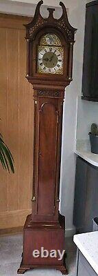 Stunning Antique English Longcase Grandmother Clock