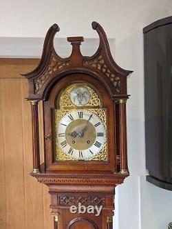 Stunning Antique English Longcase Grandmother Clock