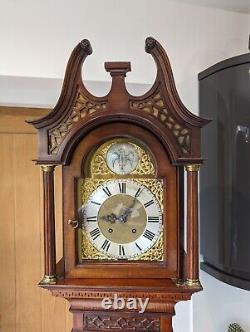 Stunning Antique English Longcase Grandmother Clock