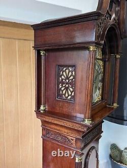 Stunning Antique English Longcase Grandmother Clock