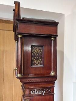 Stunning Antique English Longcase Grandmother Clock