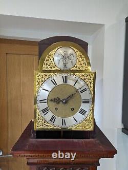 Stunning Antique English Longcase Grandmother Clock