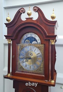Stunning Musical Triple Chime Moonphase Longcase Grandfather Clock Richard Broad