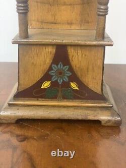 Superb Original Antique French Arched Top Miniature Grandfather Clock