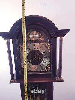 Tempus Fugit Westminster Chime Longcase/grandfather Clock Glazed Door Germany