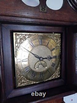 Thomas Mawkes Chesterfield, Oak Longcase Clock Brass Dial 30Hour