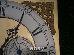 Thos. Vale, WALSALL DAY 1750 LONGCASE CLOCK DIAL+move 12inch