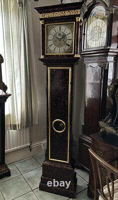 Tortoiseshell Lacquered Longcase clock Matthew Vauloue London 1695
