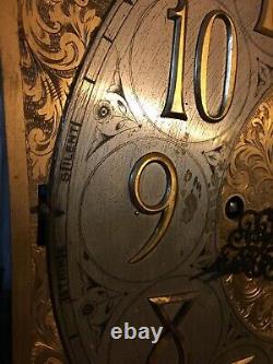 Victorian Long Case Clock with Mercury Pendulum Russells Ltd