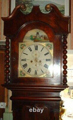 Victorian Newcastle On Tyne Grandfather / Longcase Clock (j. Rosenberg)